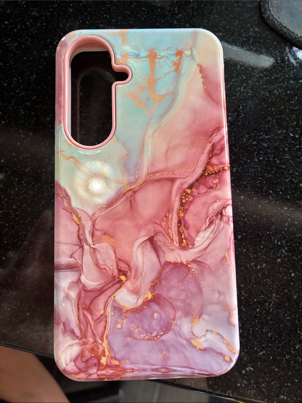 Pink Marble Phone Case - Protective Fashion Accessory galaxy s26 plus